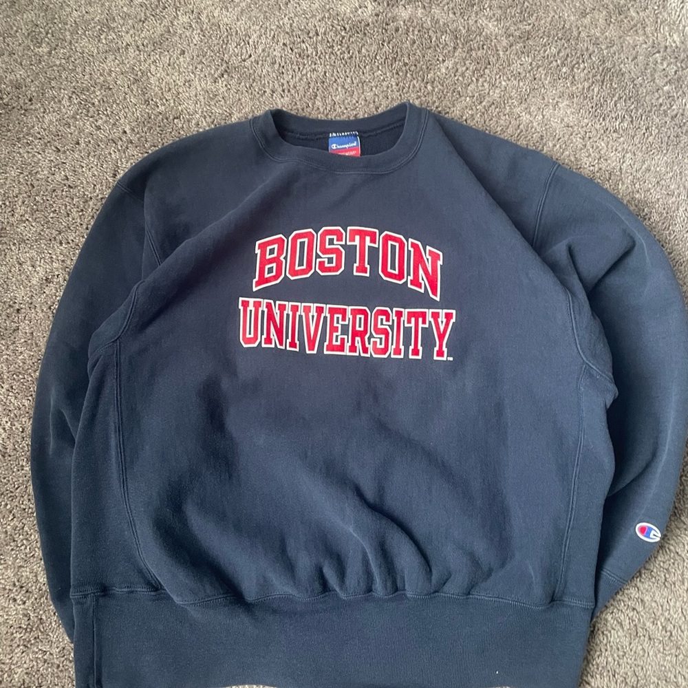 Champion Boston University Navy Sweater